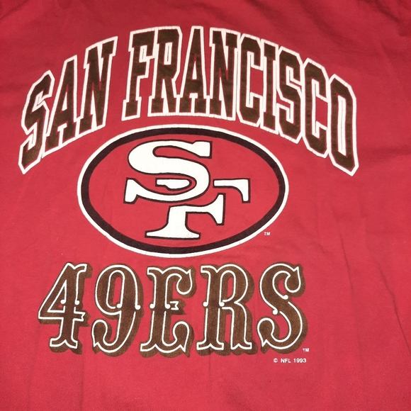 Vintage 93 San Francisco 49ers Tee/ Taylor swift Halloween starter pack - Picture 2 of 11